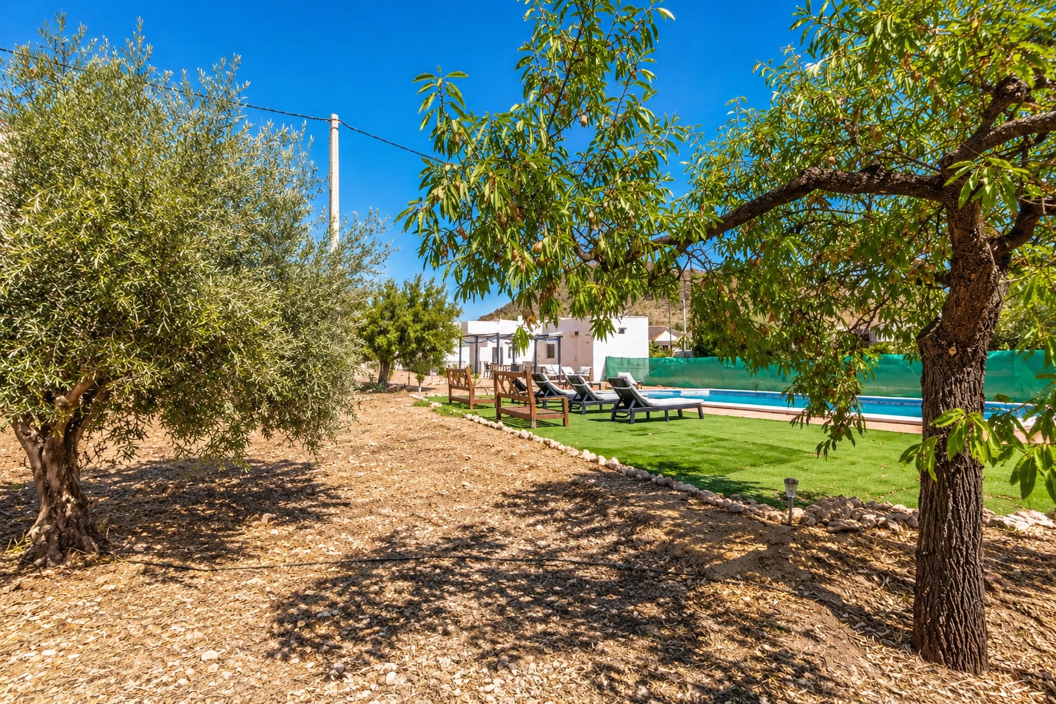 The garden at Villa Milano