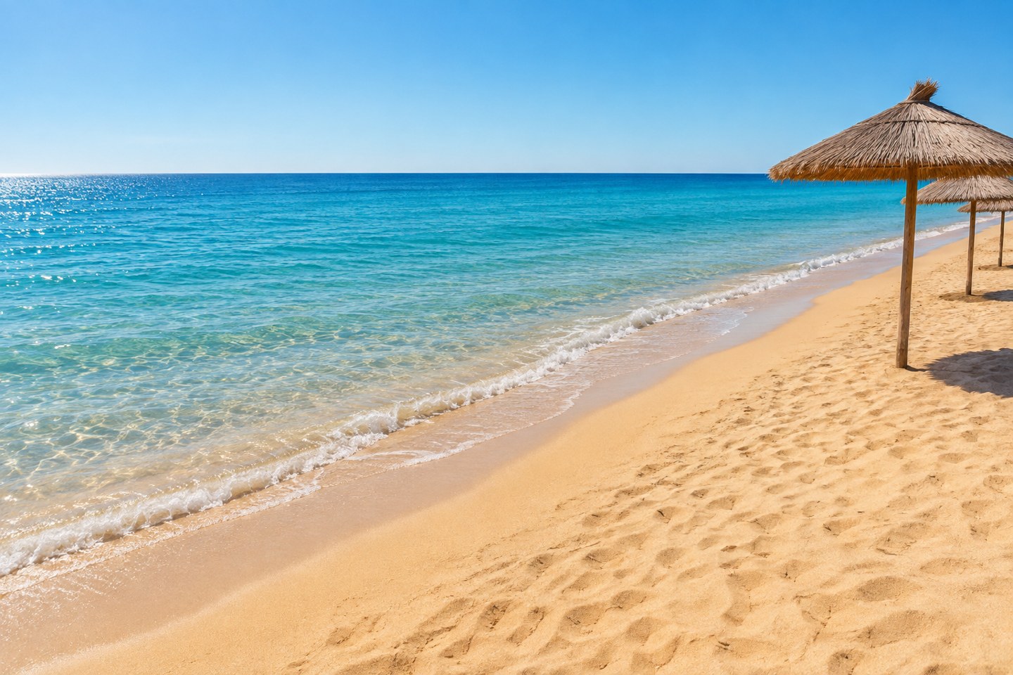 AI-generated illustrative image · Beaches